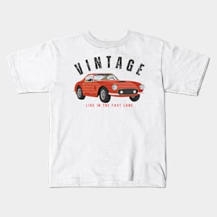 Vintage Cars Kids T-Shirt